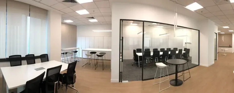 Office stripped back to bare shell condition for lease reinstatement