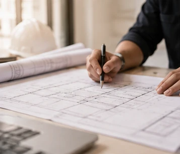 Marking up floor plans for authority submission