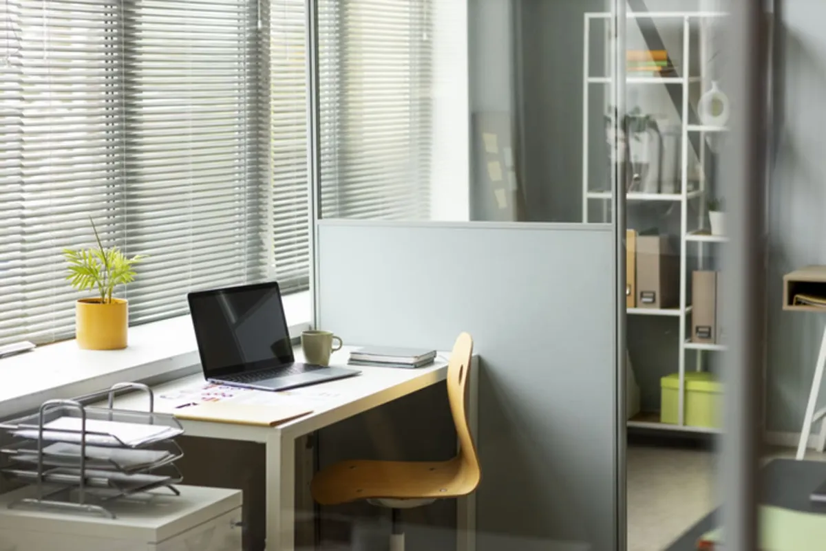 A well-zoned office interior layout crafted by experienced interior designers for office spaces by CTN Interior